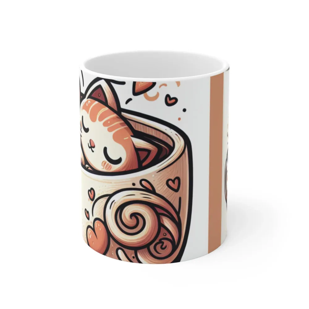 Sleepy Cat Mug